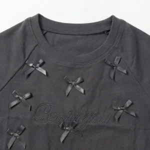 Camiseta con Listones Negra 2