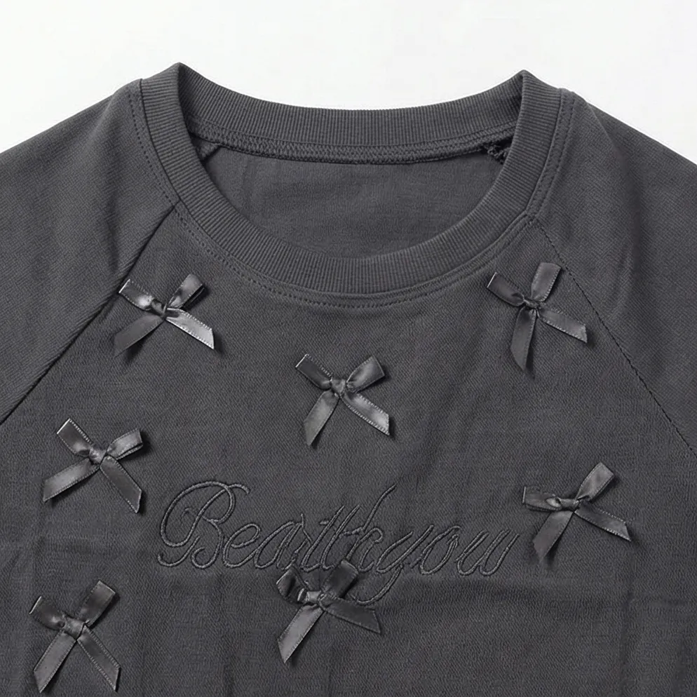 Camiseta con Listones Negra 2