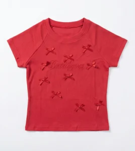 Camiseta con Listones Roja 1