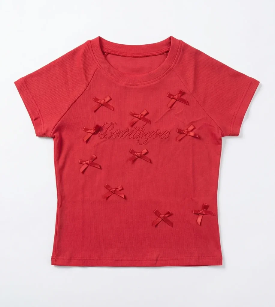 Camiseta con Listones Roja 1
