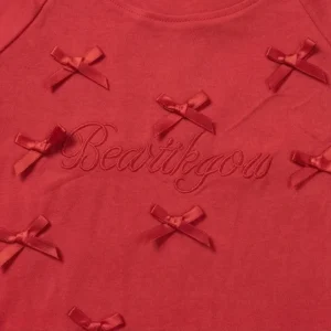 Camiseta con Listones Roja 2