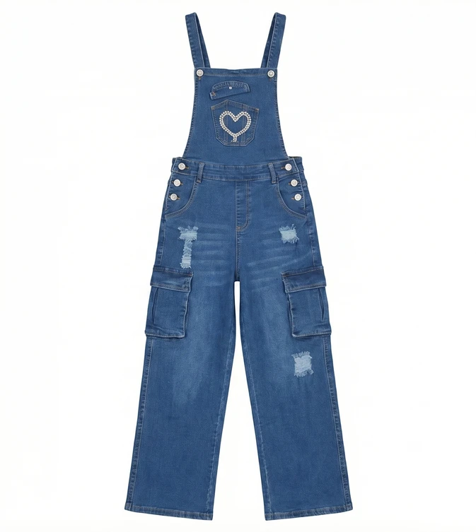 Pantalon Jean Con Overol