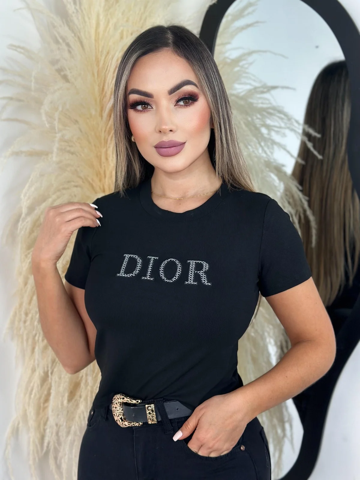 Camiseta Dior Ombligera